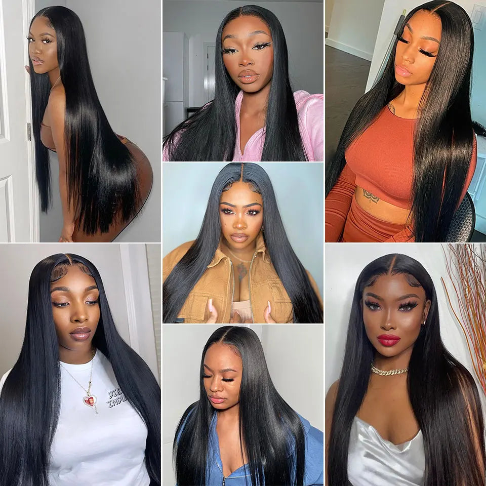 Raw Virgin Unprocessed 100% Human Hair Extensions Bone Straight Bundles