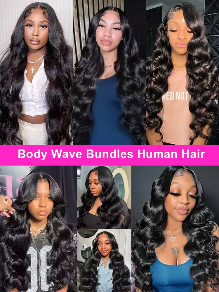 Human Hair Bundles Body Wave100% Unprocessed Brazilian Virgin Hair